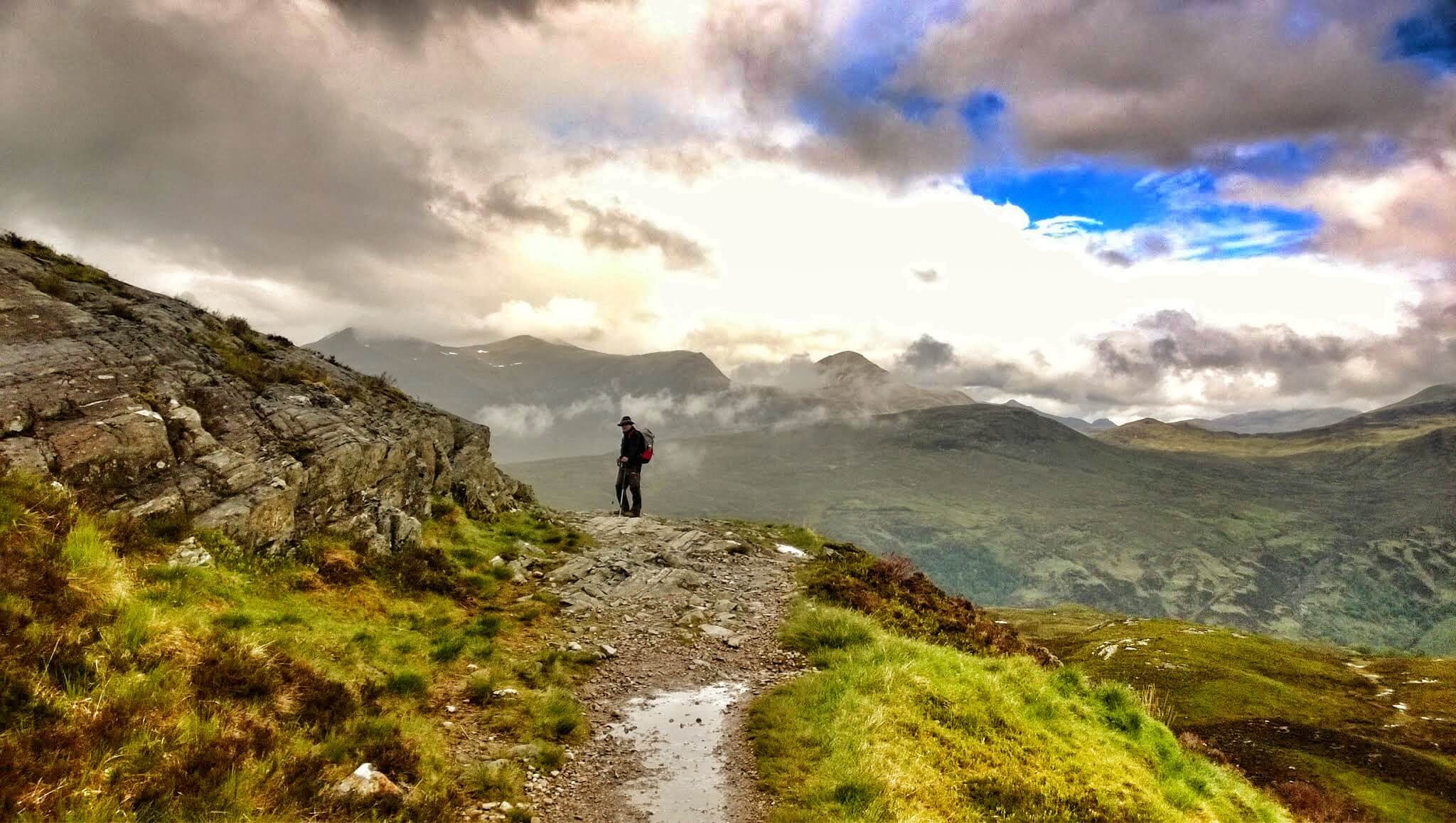 Das Wetter auf dem West Highland Way Hillwalk Tours Individuelle